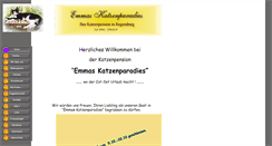 Desktop Screenshot of emmas-katzenparadies.de